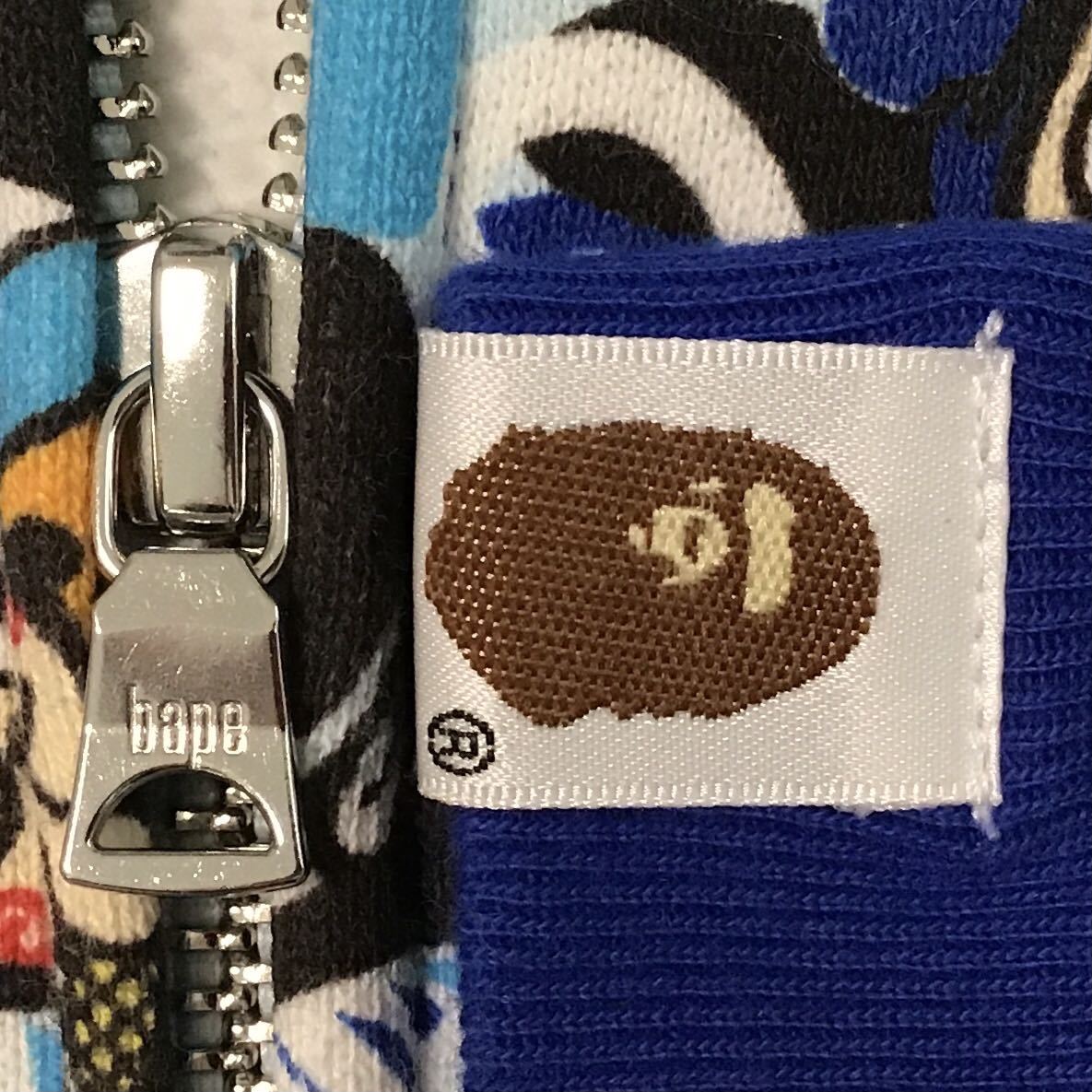 忍者ハットリくん × BAPE HATTORIKUN camo zip hoodie Lサイズ a bathing ape エイプ ベイプ