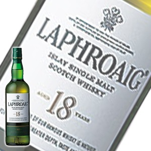 【終売品❗️アイラ長熟】ラフロイグ18年　700ml 化粧箱入り ラフロイグ 18年 700ml 【品切】 | モルトスコッチウイスキー