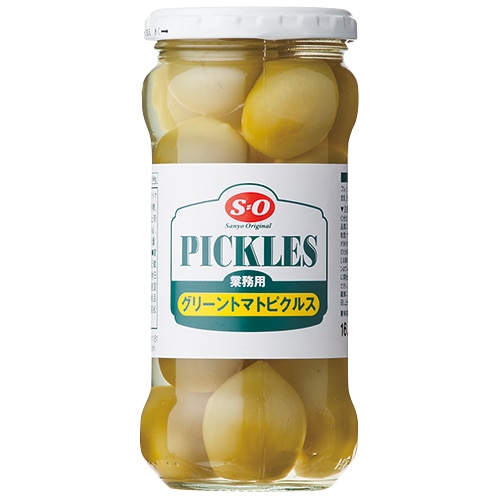 ピクルス SO グリーントマト ピクルス(瓶)：360g [P193]品切(97-0) 激安酒通販