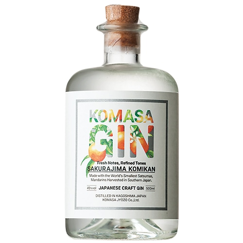 小正 KOMASA GIN 桜島小みかん：500ml [16536](75-4) 激安酒通販