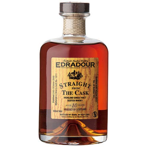 エドラダワー ストレート フロム ザ カスク 10年 シェリー 紙筒：500ml