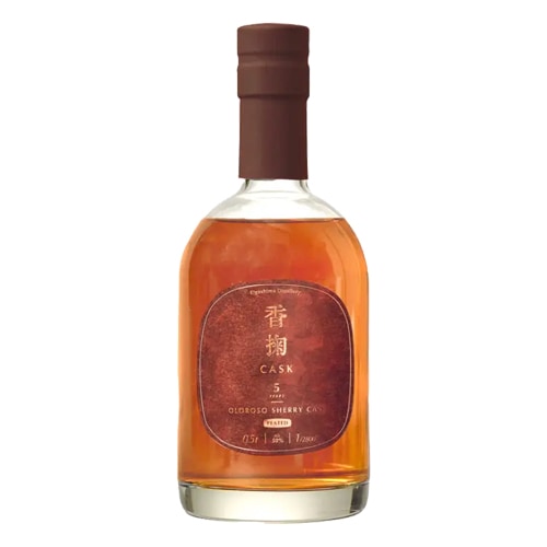 香掬CASK5年オロロソシェリーカスク【シングルモルトウイスキー】 シングルモルト香掬（CASK）オロロソシェリーカスク ヘビリー