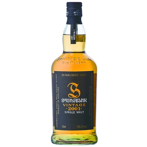 スプリングバンク 2001：700ml [70121]終売(98-0) 激安酒通販 輸入酒の