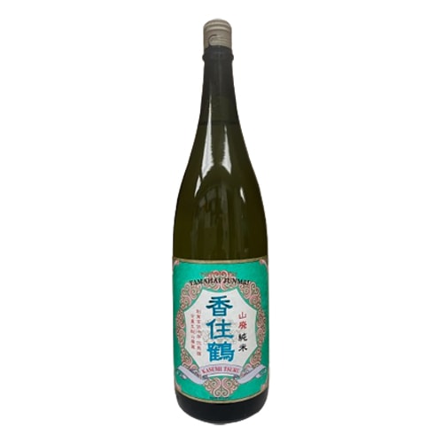 香住鶴 山廃純米酒：1800ml [Z7863](73-5) 激安酒通販 輸入酒のかめや