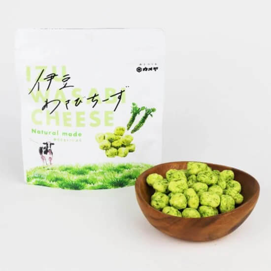 伊豆わさびちーず 30g | おやつ | カメヤオンラインショップ