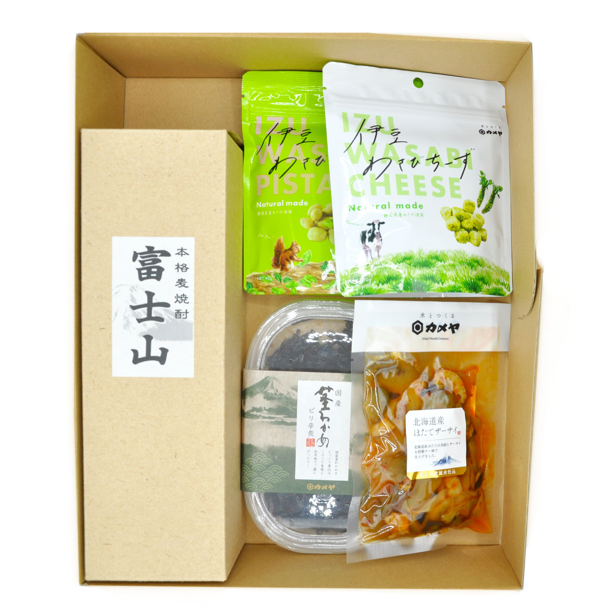 本格麦焼酎富士山とおつまみセットA