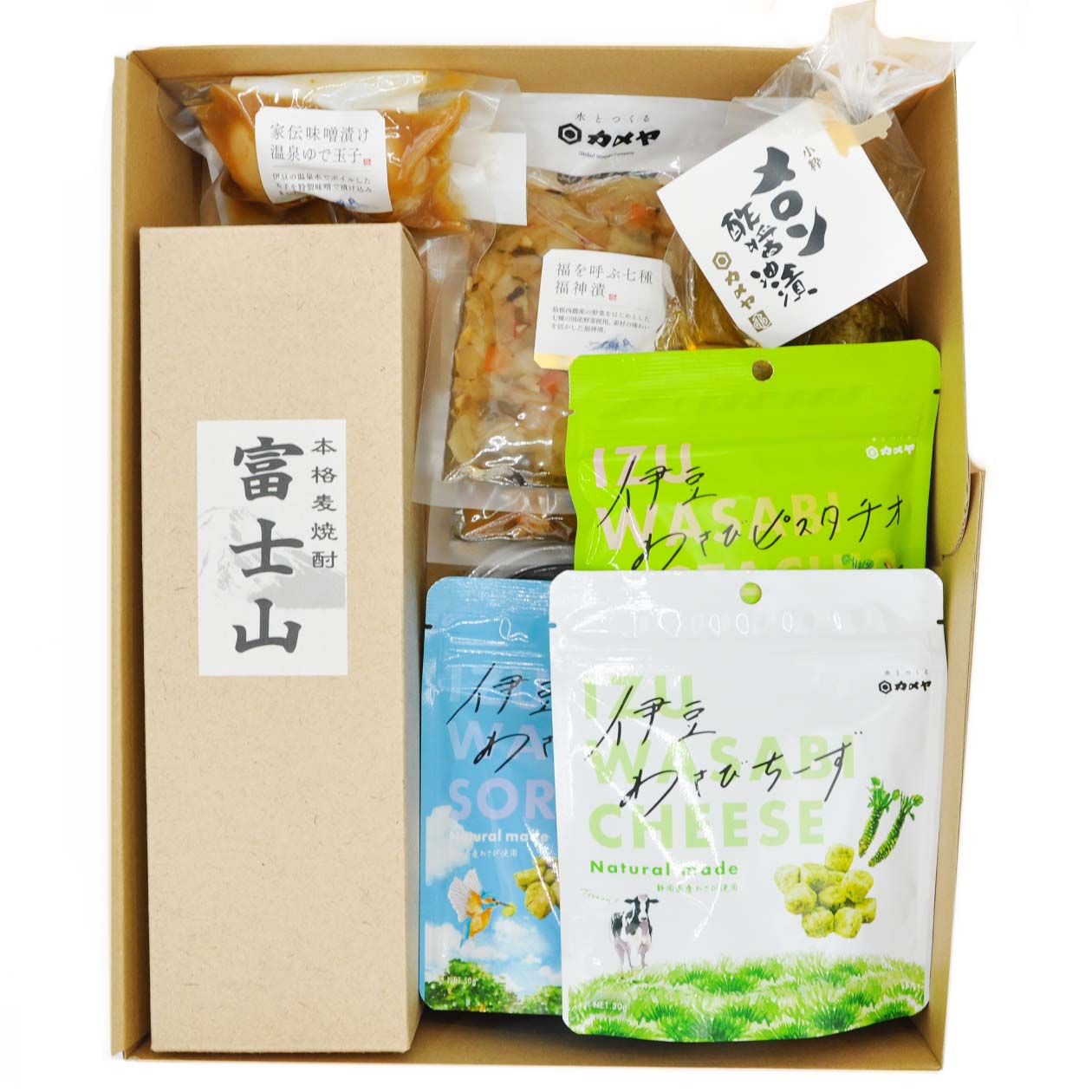 本格麦焼酎富士山とおつまみセットB