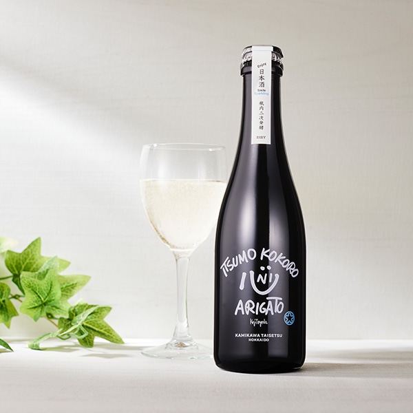 Enjoy日本酒Smile Sparkling(瓶内二次発酵) 360ml┃【北海道の日本酒