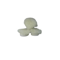 WHITE NATURAL WOOL BUFF PAD 1inch(5pcs)