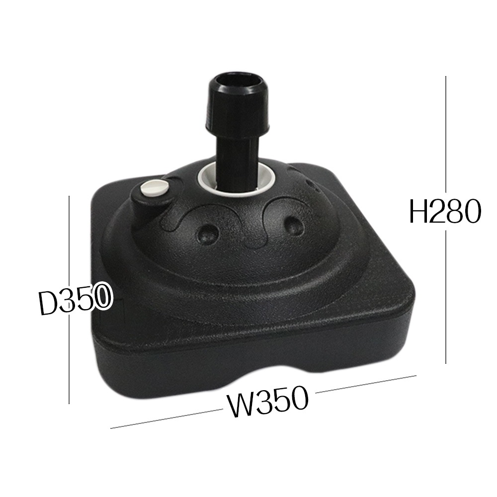 【のぼり専用注水台】ポールスタンドBK　8L　