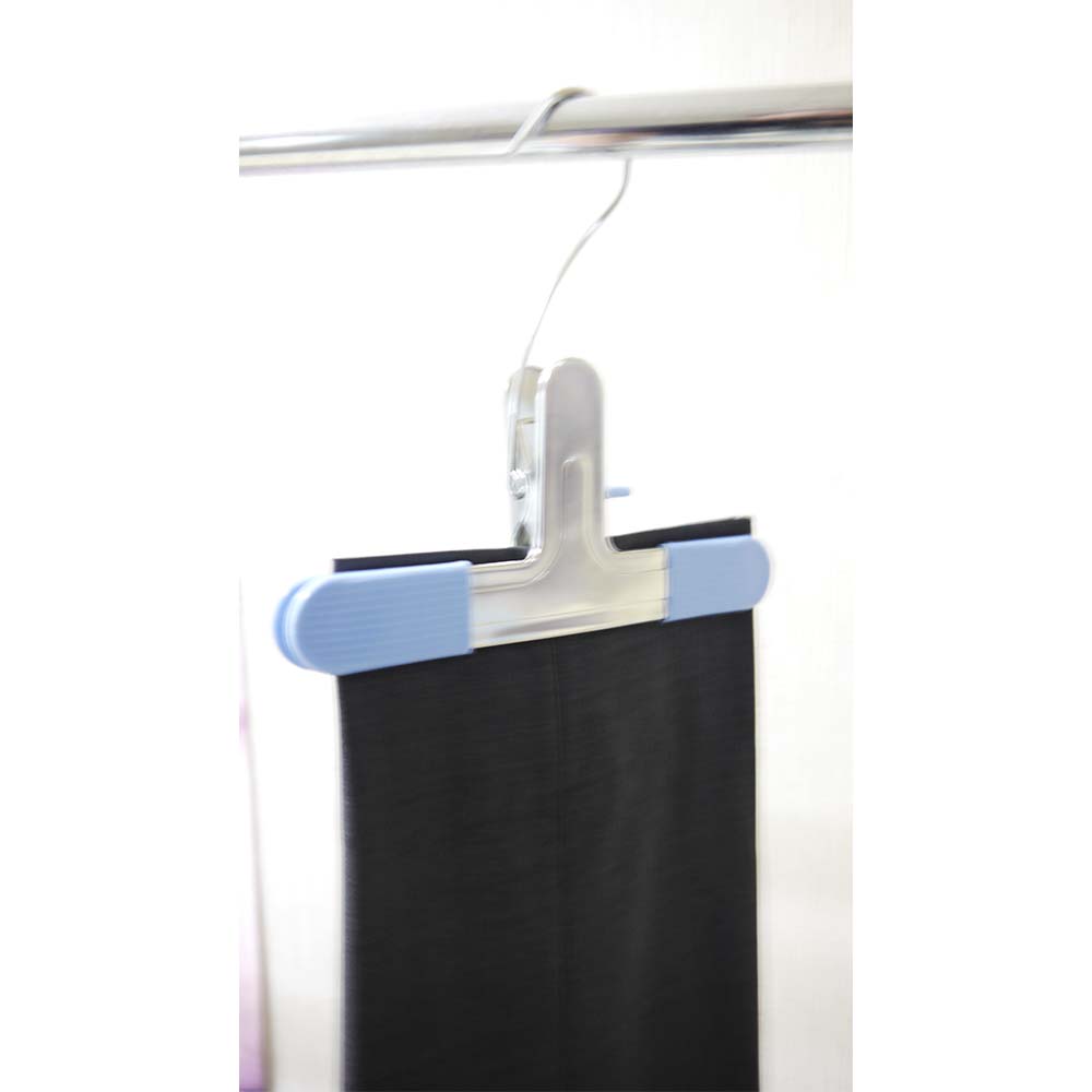 【収納・仕上げ補助】業務用 強力クリップハンガー Sサイズ  ワイド220mm  ズボン スカート ずり落ちない クリップハンガー スカートハンガー ズボンハンガー スラックスハンガー ワンタッチハンガー 高耐久 