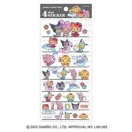4サイズステッカー/サンリオキャラクターズ | 商品カテゴリーから探す