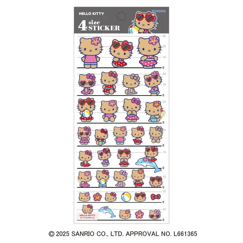 4サイズステッカー/サンリオキャラクターズ