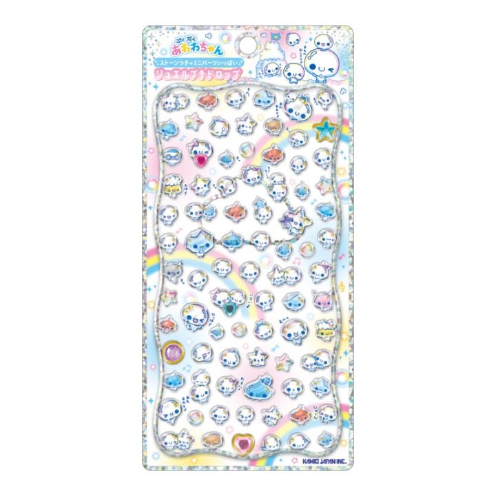 ジュエルプチドロップステッカー/あわわちゃん【購入制限2点まで