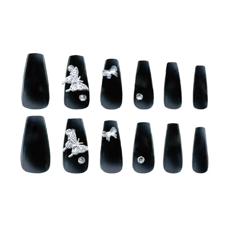 ネイルチップ/BLACK