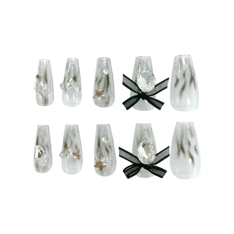 ネイルチップ/CLEAR RIBBON