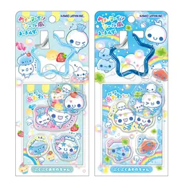 ウォーターインシール風キーホルダー/あわわちゃん | 商品カテゴリー