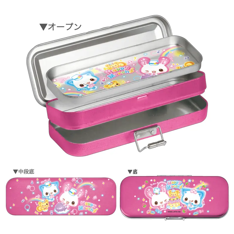 kanappe3品おまとめページ☆ ペンケース あわわちゃん Wファスナーペンケース