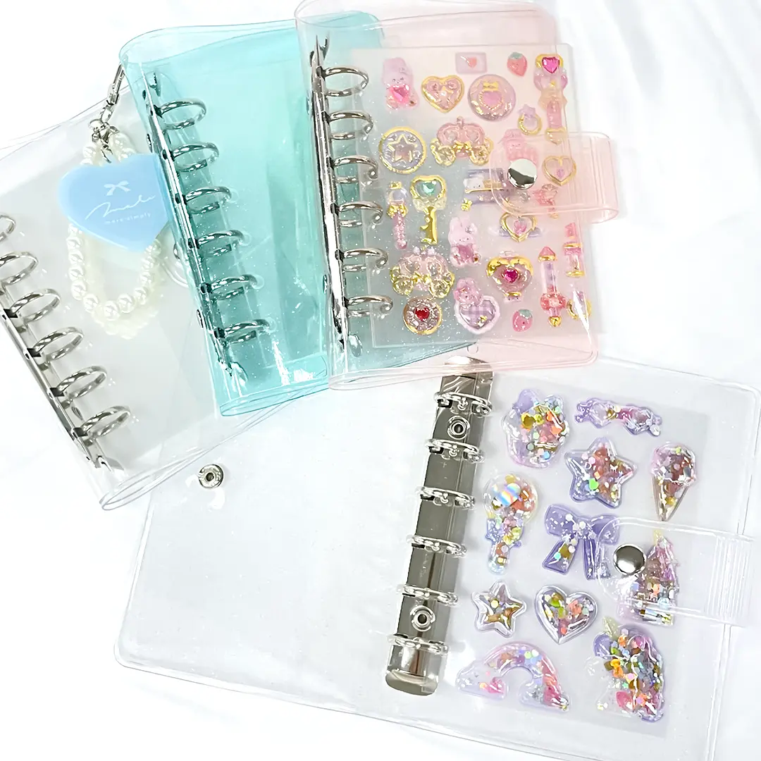 透明シール帳　カミオジャパン　シールバインダー　シール帳 クリアシールバインダー【購入制限2点まで】 | シール・スタンプ・デコ