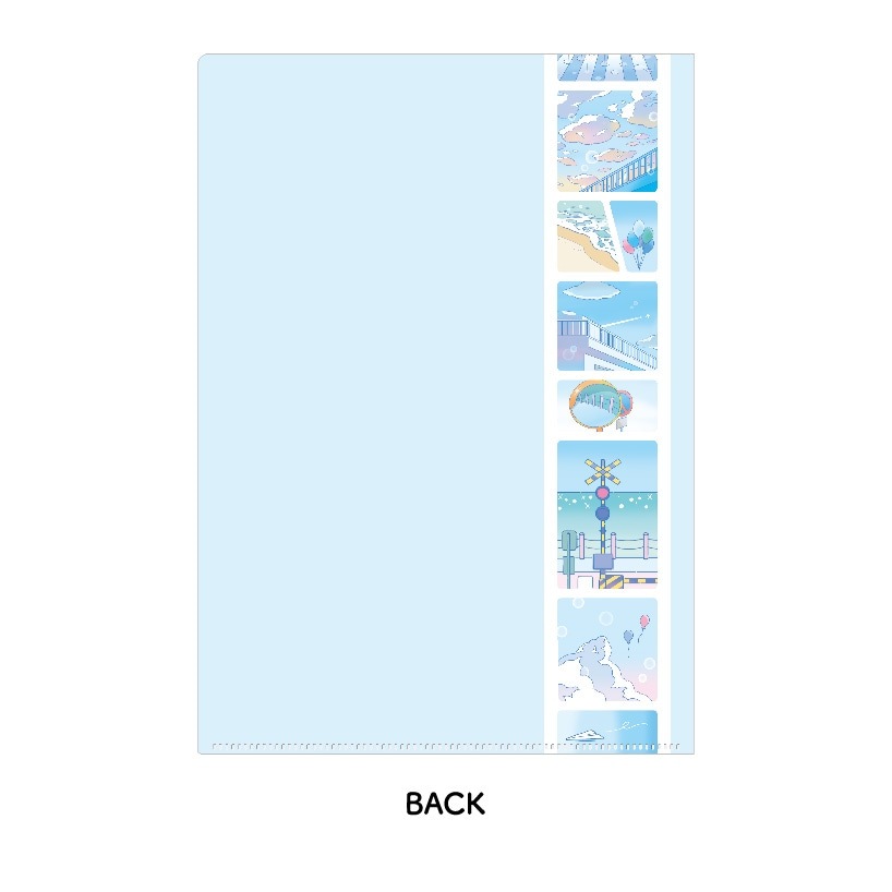 センチメンタル・モードA4仕切り付ファイル | 文具小物,クリア