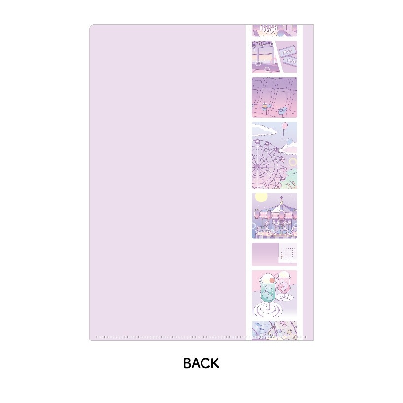 センチメンタル・モードA4仕切り付ファイル | 文具小物,クリア