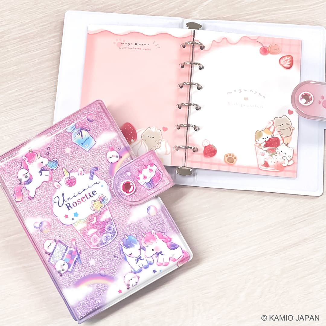 最安⭐️シール帳 A6クリアバインダー シールリフィル 20枚 台紙 剥離