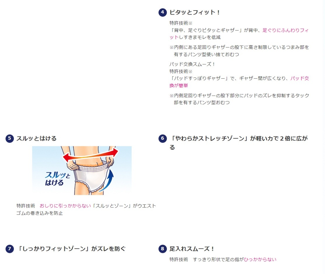 ライフリー うす型軽快パンツ Mサイズ 22枚入 大人用紙おむつ パンツ