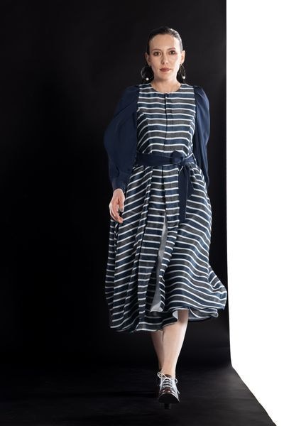 KAMISHIMA CHINAMIワンピース 7分袖前開きシャツワンピース | すべての商品|KAMISHIMA CHINAMI