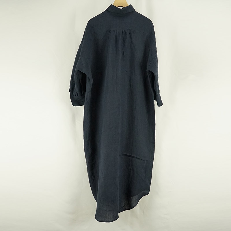 7分袖前開きシャツワンピース | すべての商品|KAMISHIMA CHINAMI