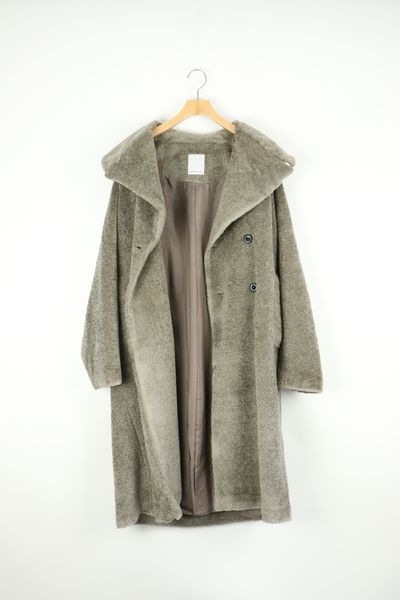 オーバーサイズコート プードルパイル | ayumi.mituskane