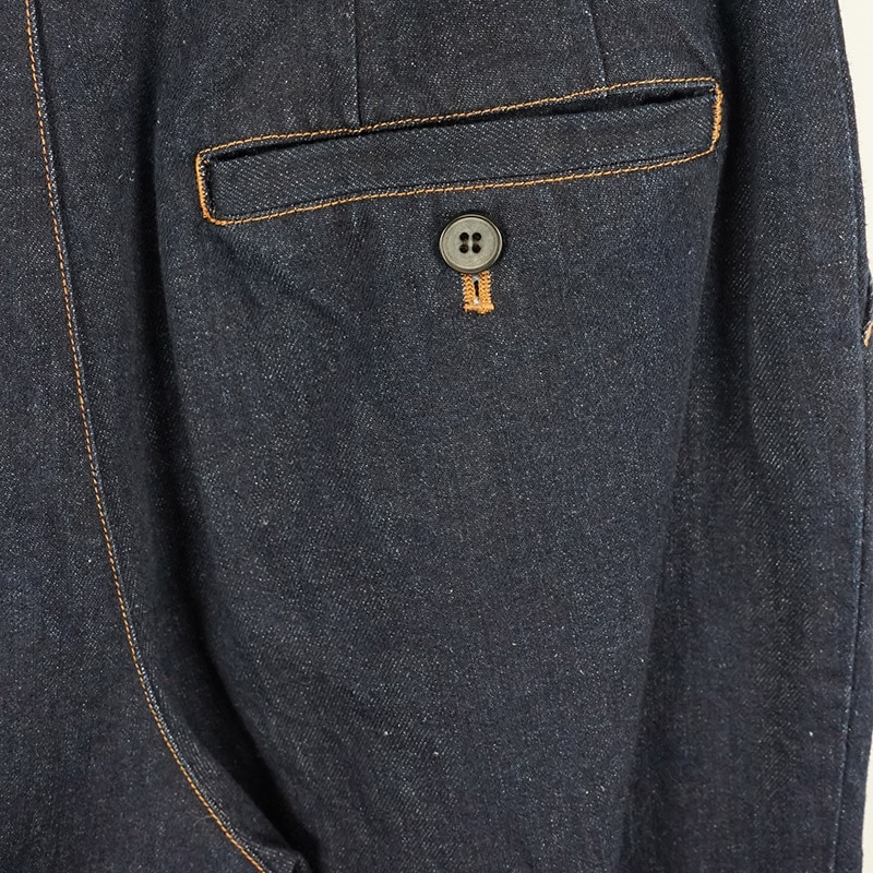 リネンデニムタックワイドパンツ | すべての商品|KAMISHIMA