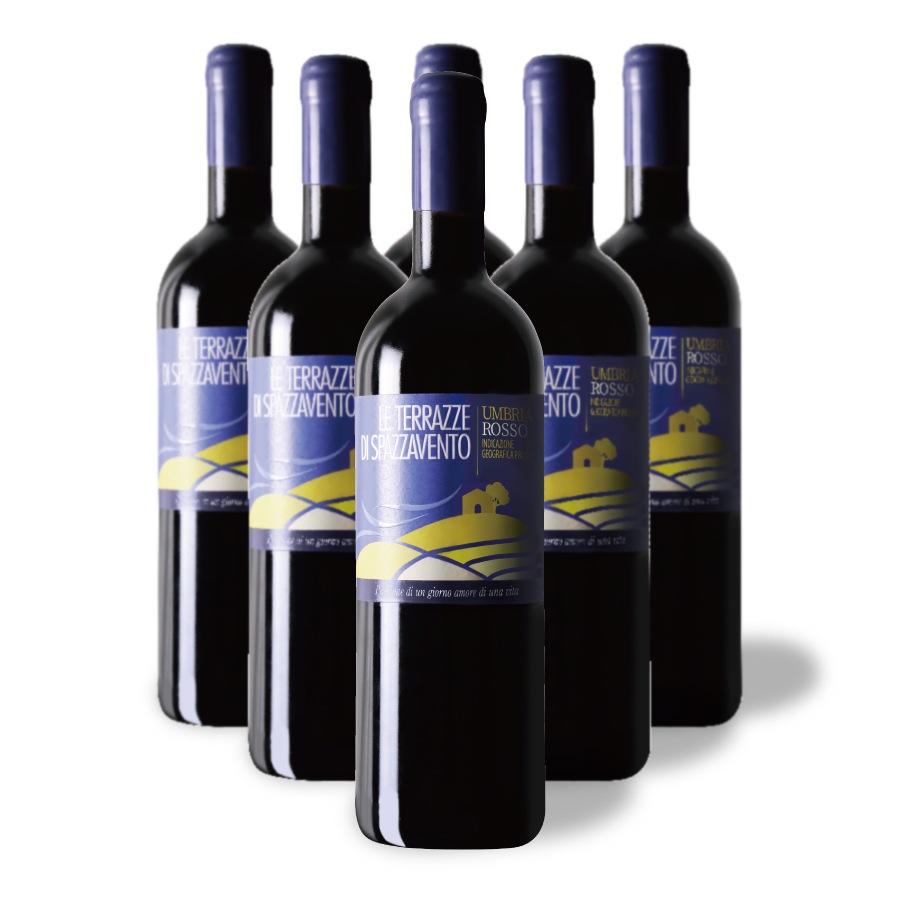 �֥磻��Umbria Rosso IGT�֥���֥ꥢ�����å� IGT��6��