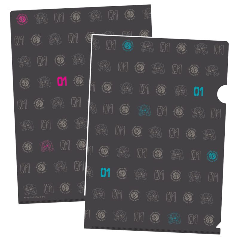 奏の森Resorts×初音ミクコラボ】A4クリアファイルワンポイントver