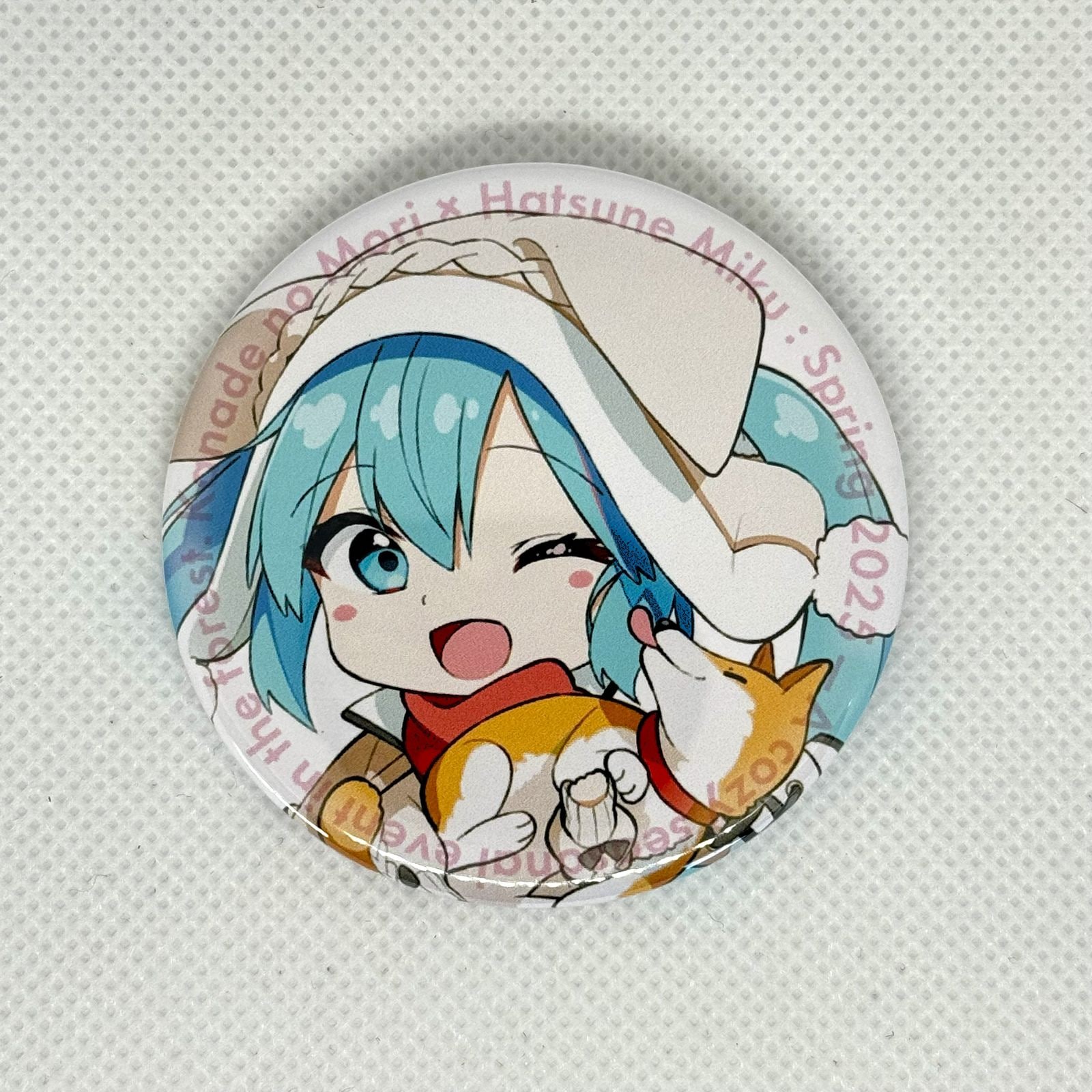 奏の森Resorts×初音ミクコラボ】缶バッジ奏の森リゾート_ミニキャラver