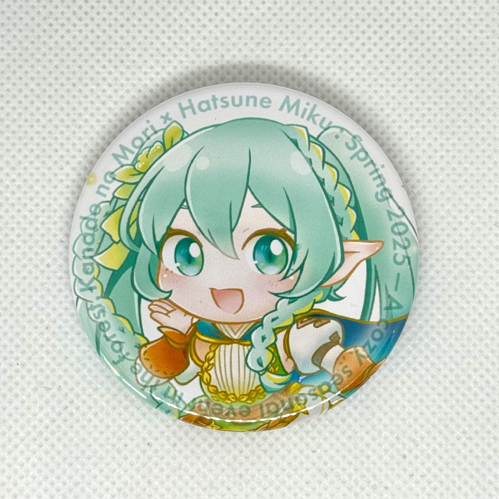 奏の森Resorts×初音ミクコラボ】缶バッジ奏の森リゾート_ミニキャラver