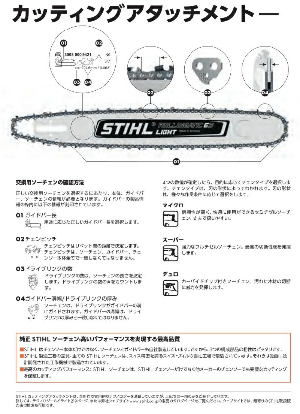 スチール ソーチェン刃 適合バーサイズ35cm(350mm) 3610-000-0050