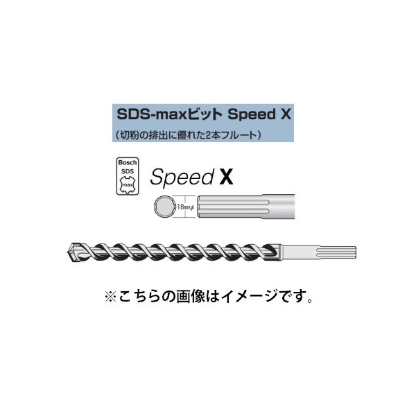  (ܥå) SDS-maxӥå Speed X MAX125 340SX 12.5mm ü2å Ĺ340mm ͭĹ200mm BOSCH
