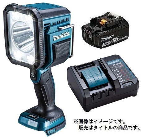 マキタ フラッシュライト ML812+バッテリBL1830B+充電器DC18WC付 LED