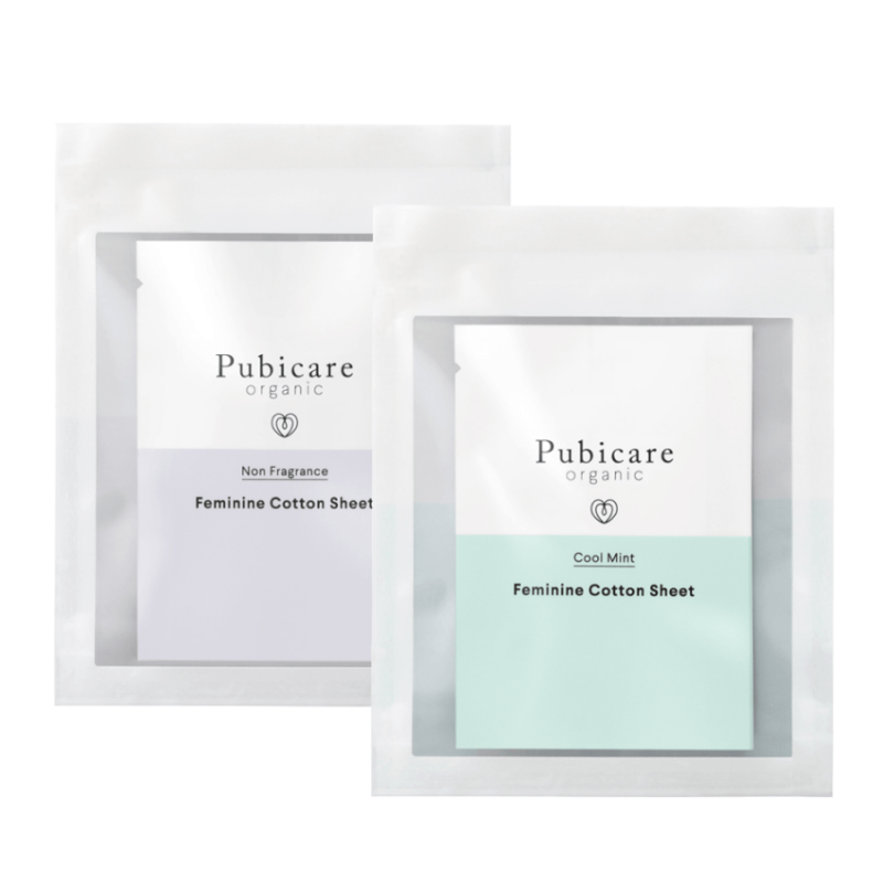 ピュビケア オーガニック フェミニン コットン シート 5枚入り
