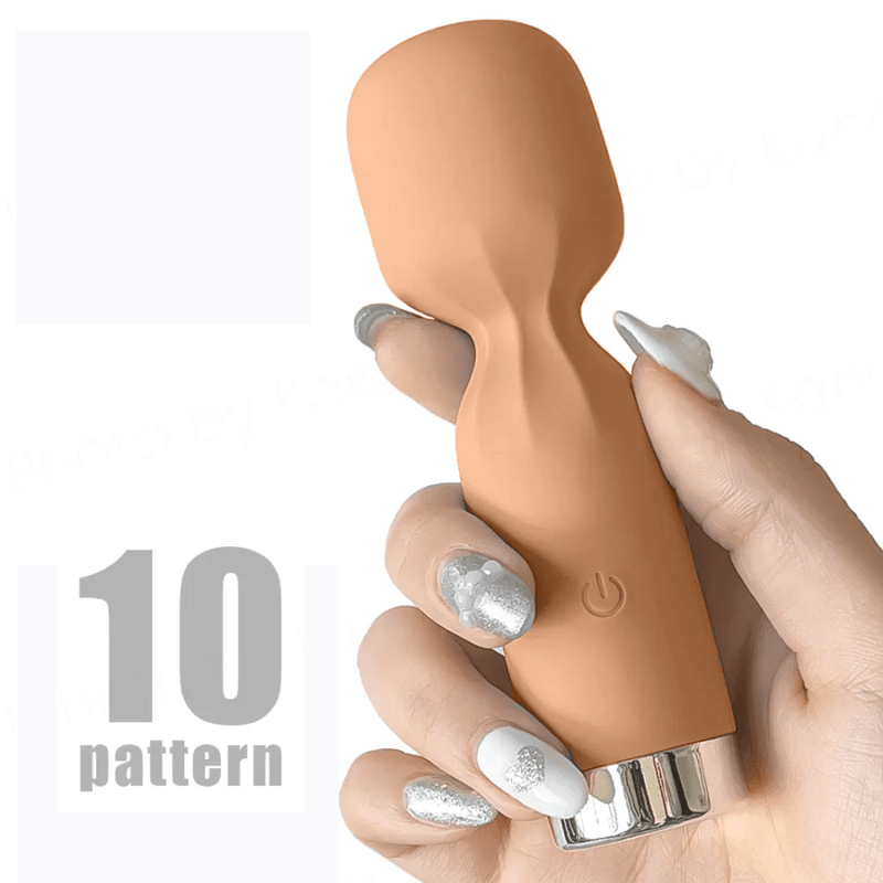 【１年保証】コンパクトマッサージャー // 手のひらサイズで10通りのしっかり振動