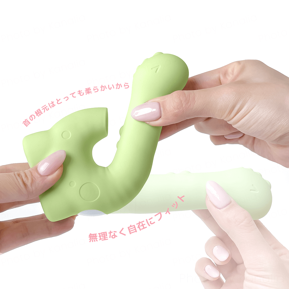 【１年保証】もちもちシリコンを採用した怪獣マッサージャー 全２色　