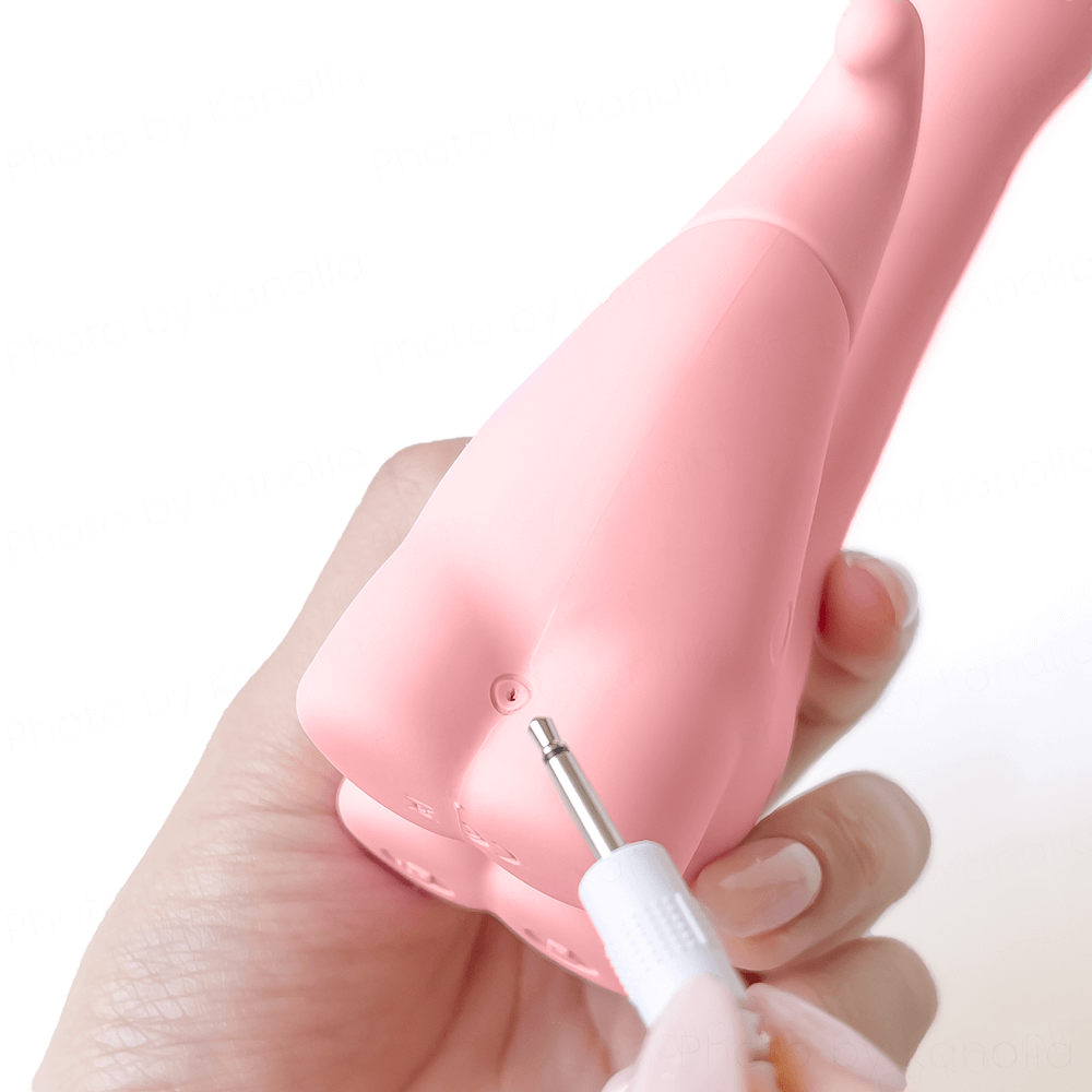 【１年保証】もちもちシリコンを採用した怪獣マッサージャー 全２色　