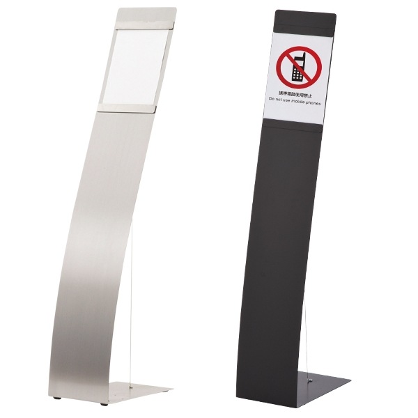 L型インフォメーションボード(各色)│A4ポスターを表示可能な案内