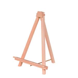 ミニカラーイーゼル(ナチュラル/オーク)│卓上にピッタリなミニ