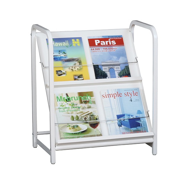 ZXH 新聞・雑誌架 メタルマガジンラック、ホームトレードショー