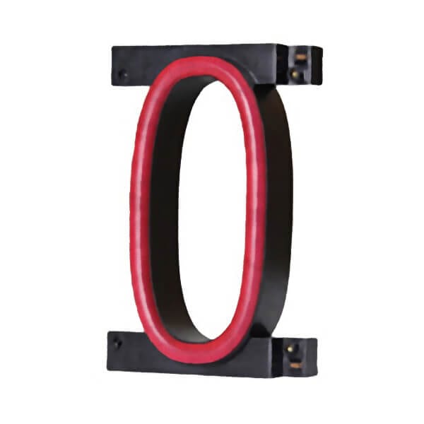 ABCブライト 数字+記号｜ネオン管風のレトロデザイン。｜サイン