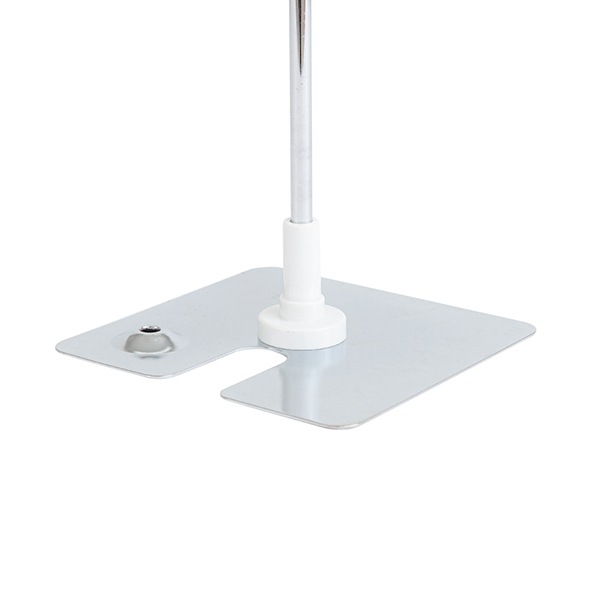 スタンドポスター掛 センター・コーナー兼用タイプ [クローム/ブラック