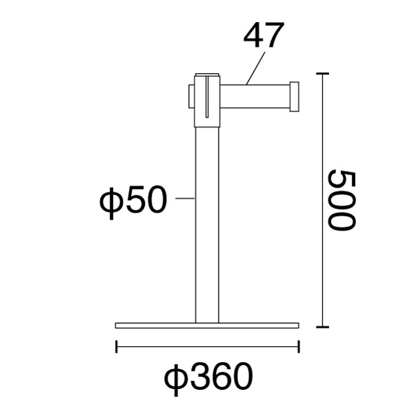 ں߸˸¡ۥ٥ȥѡƥ SUS-4(H50cm) ֨פо
