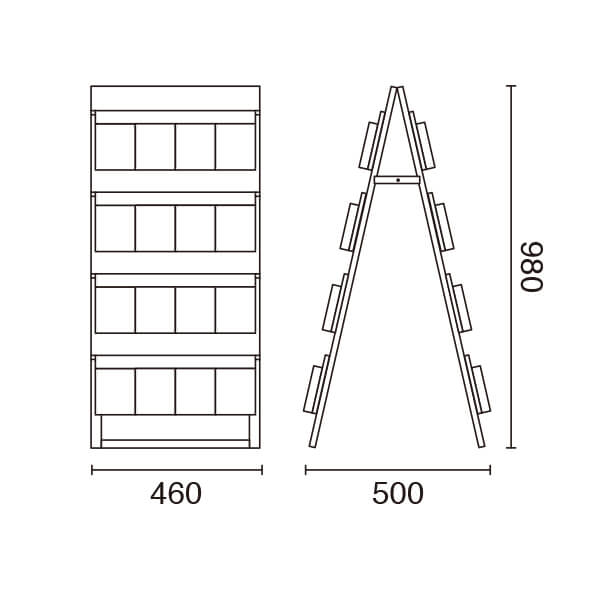 在庫限】フレックスパンフレットケーススタンド 各種│様々なサイズに