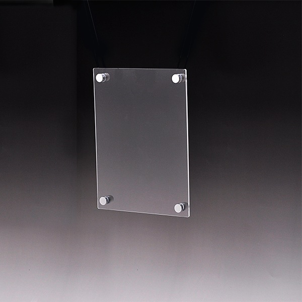 アクリルポイントパネル2 (シルバー塗装ビス)(A3/A4/A5)｜サイン